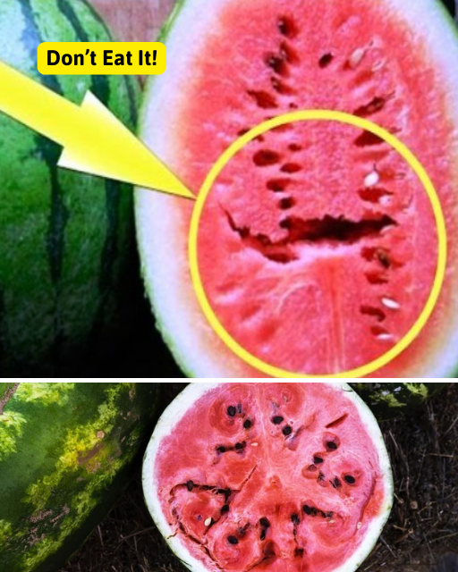 If you open a watermelon you find these cracks in it anh