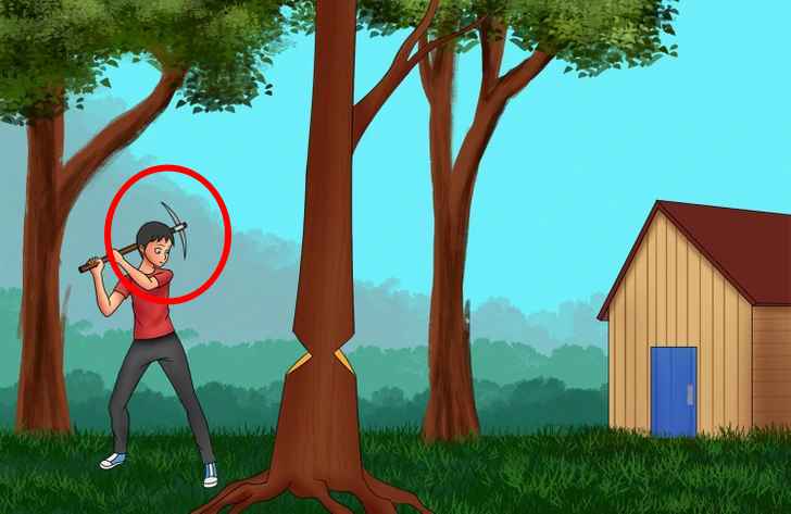 Find the mistake in wood cutting picture solved