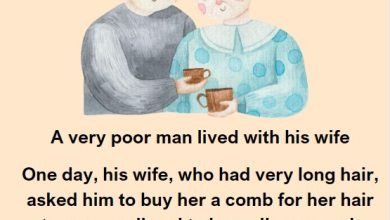 Beautiful Story: A Very Poor Man Lived With His Wife