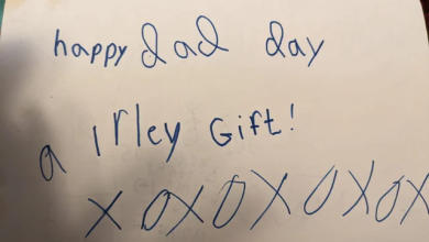 Single Dad Shares Touching Card From Daughter Before She Left To Moms House