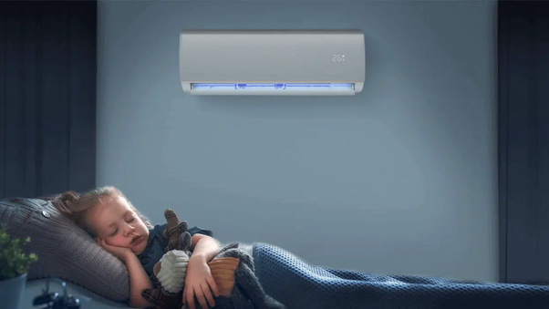 sleeping with the AC