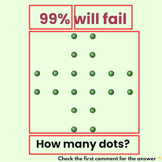 How Many Dots Can You Really See in This Viral Puzzle 2