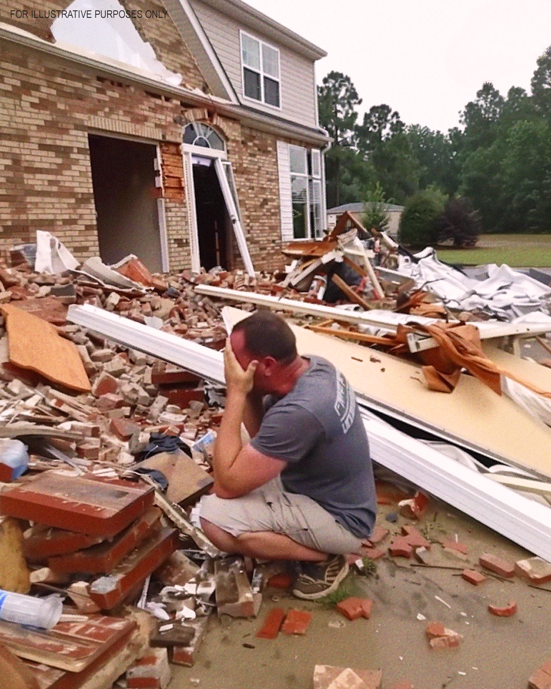 Son Who Didnt Visit His Mother for Years Comes and Sees Her House Destroyed