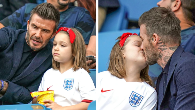 David Beckhams Lip Kiss With Daughter Sparks Discussion Heres Why He Does It