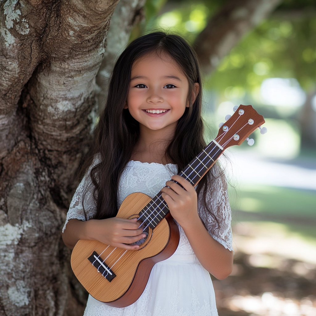 A smiling little girl | Source: Midjourney