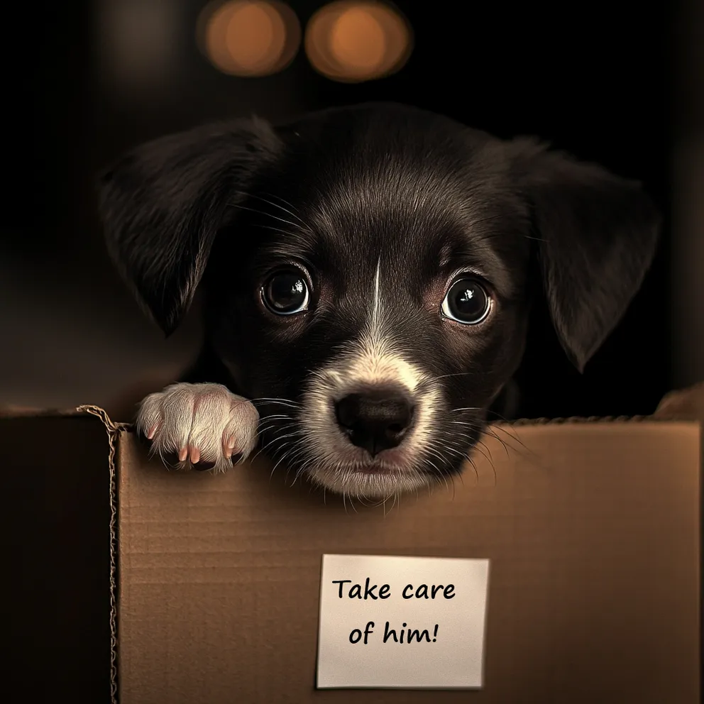 Abandoned Puppy Becomes the Angel a Grieving Old Man Prayed For4